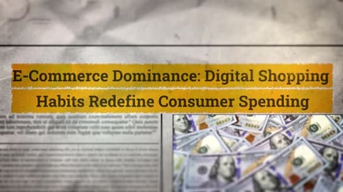 Animated Newspaper Headline Highlight for Business Content