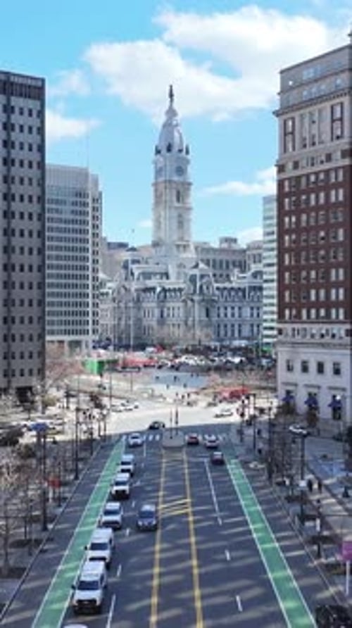 City Hall At Philadelphia In Pennsylvania United States.