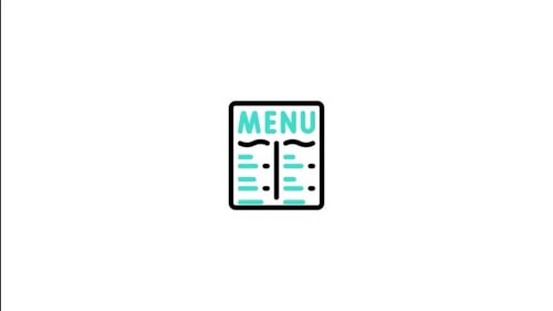 Animated Line Drawn Menu Icon