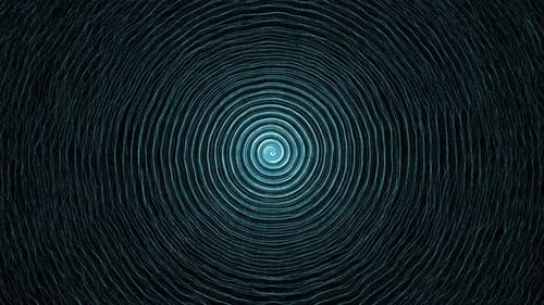 Dynamic Abstract Blue Spiral Tunnel Motion Background
