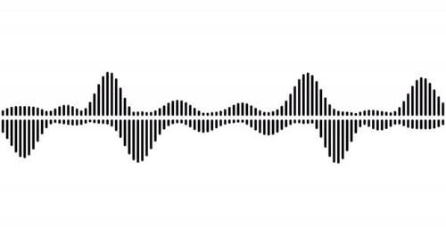 Forma de onda de sonido de audio