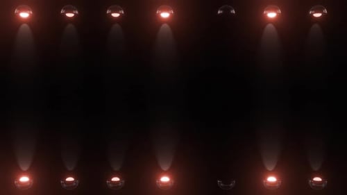 Symmetrical light beams in dark space