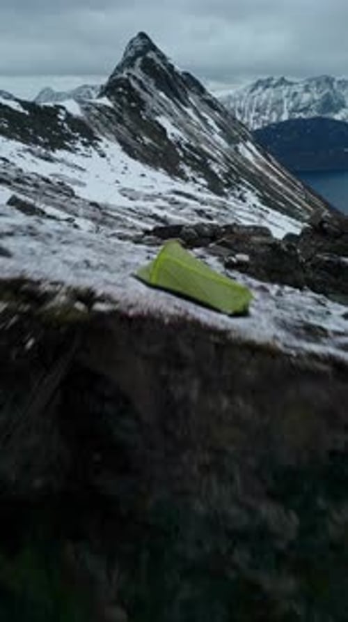 Camp on the edge, Senja Island