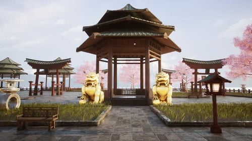 Set virtual japonés