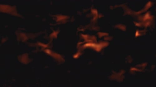 Dynamic Fire Flames with Embers Background Animation