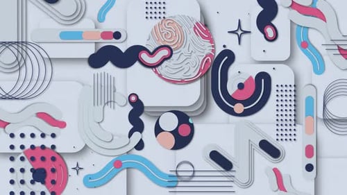 Geometrischer sauberer Hintergrund 01