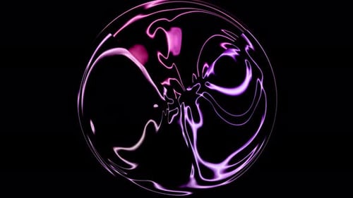 Circle Liquid Copper Splash