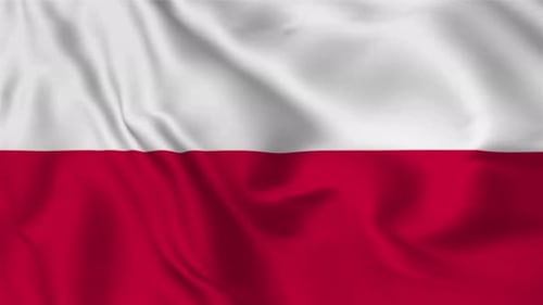 Poland Waving Flag Background