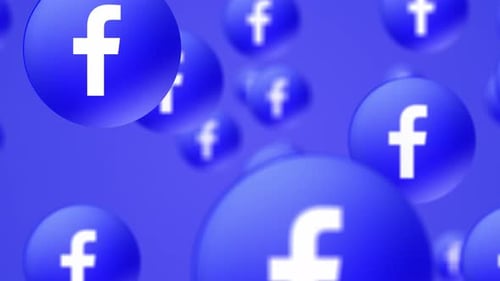 Facebook Logo Gradient Style Animation