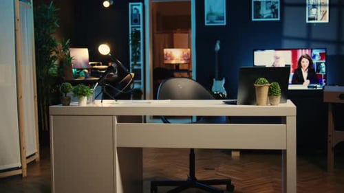 Studio with Internet Show Filming Tech