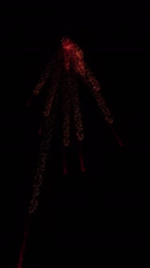 Abstract Dark Particle Burst Reveal