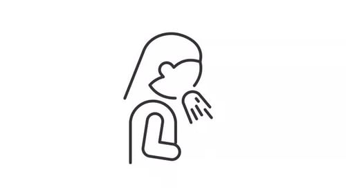Animation en ligne de personnes qui vomissent