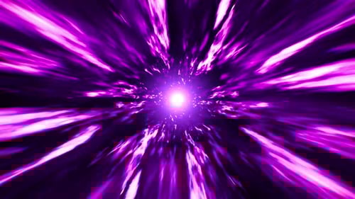 Burning Purple Light Flare Burst