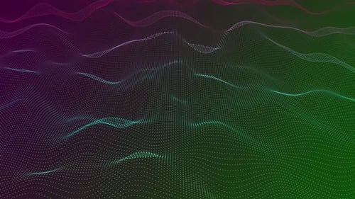 Dynamic Abstract Wave Particle Technology Background