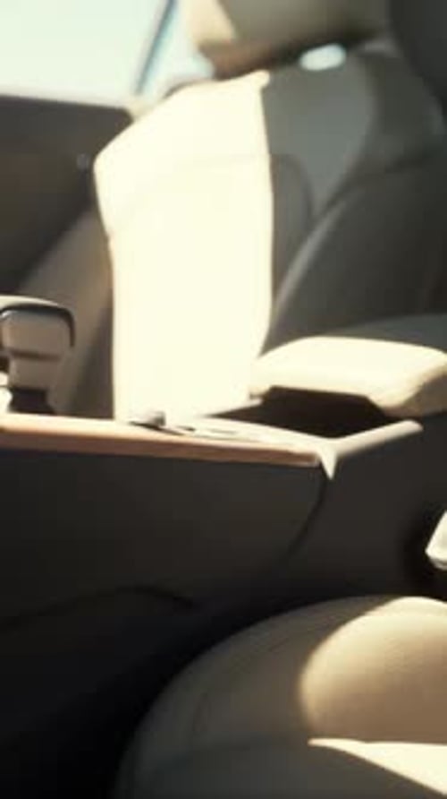 Modern Car Seatbelt Clicking Animation Vertical