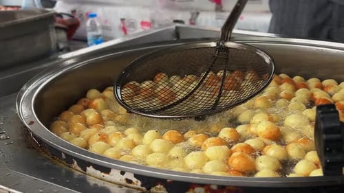 Lokma A Traditional Turkish Donut Dessert Made With Dough 1