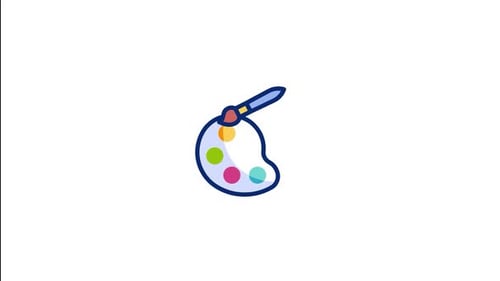 Color Palette Animated Icon