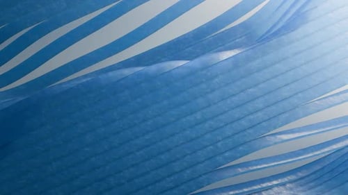 Abstract Blue Waving Stripes Seamless Background Animation