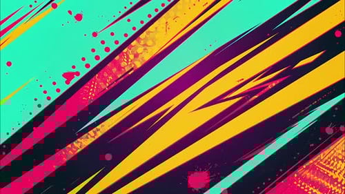 Energetic Retro Diagonal Lines Animated Background