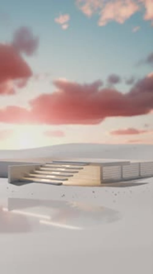 Modern Minimalist House Architectural Build Reveal Animation