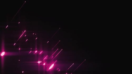 Abstract Pink Light Streaks Motion Graphics Background