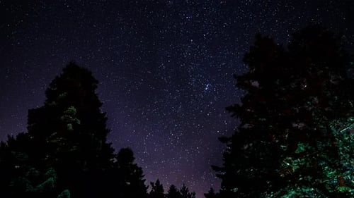 Nacht mit Sternen (4K)