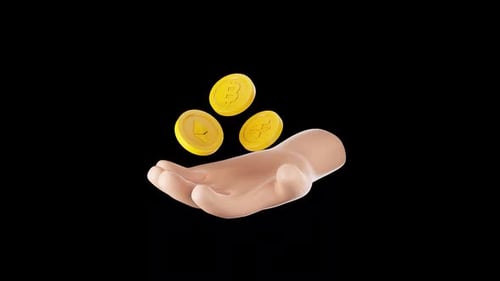 Bitcoin Invesment 3D Animation | Alpha Channel