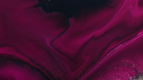 Ink Splatter Glitter Wave Particle Pink Pink Black