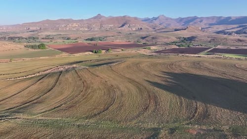 Stuning sunset over Golden Gate Highlands, South Africa