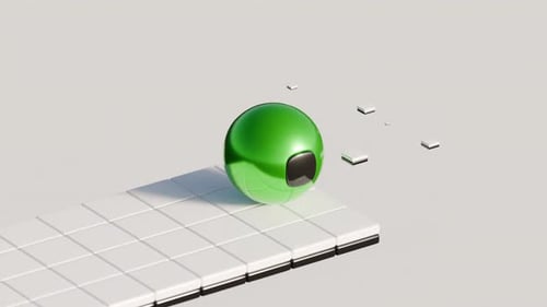 Sphere Rolling on SelfCreating Path in Loop