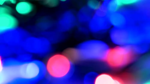 Abstract Background of Moving Illuminated Lights