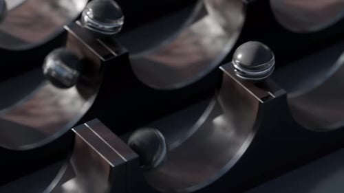 Animação 3D Slide Balls Loop