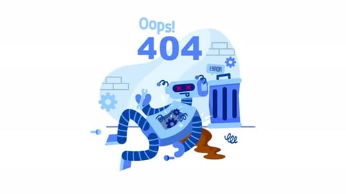 Error 404 Broken Robot