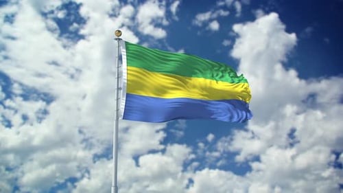 Gabon Realistic Waving 4k