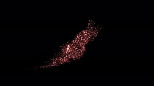 Motion Sparks Flow Background