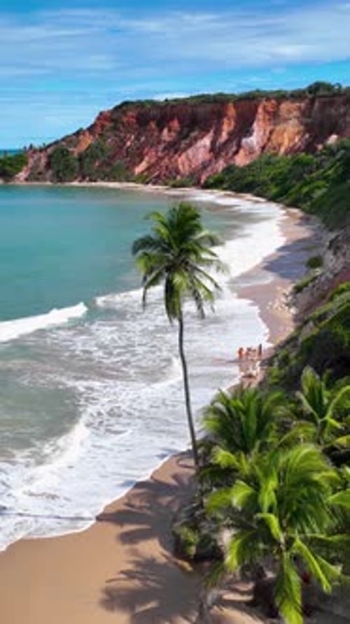 Horizonte do nordeste do Brasil em Conde, na Paraíba, Brasil.
