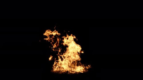 Realistic Dynamic Fire Flame Element Loop