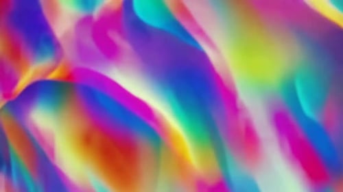 Vibrant Abstract Multicolored Fluid Wave Background