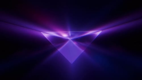Retro Glass Pyramid Prism Infinite VJ Loop