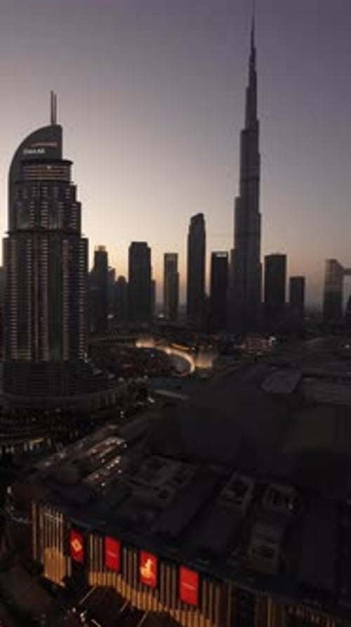 Video about skyscrapers in the city of Dubai United Arab Emirates