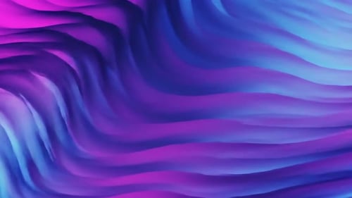Seamless Looping Abstract Fluid Gradient Waves