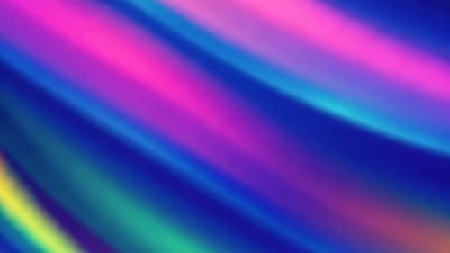 Lebendiger Bewegungshintergrund mit Neonverlauf und Flüssigkeitswellen
