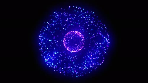 Dynamic Abstract Energy Sphere Particle Effect