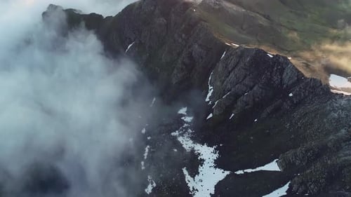 Sea of Clouds and High Mountains – Majestic Aerial Landscape