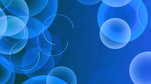 Blue bubble Background