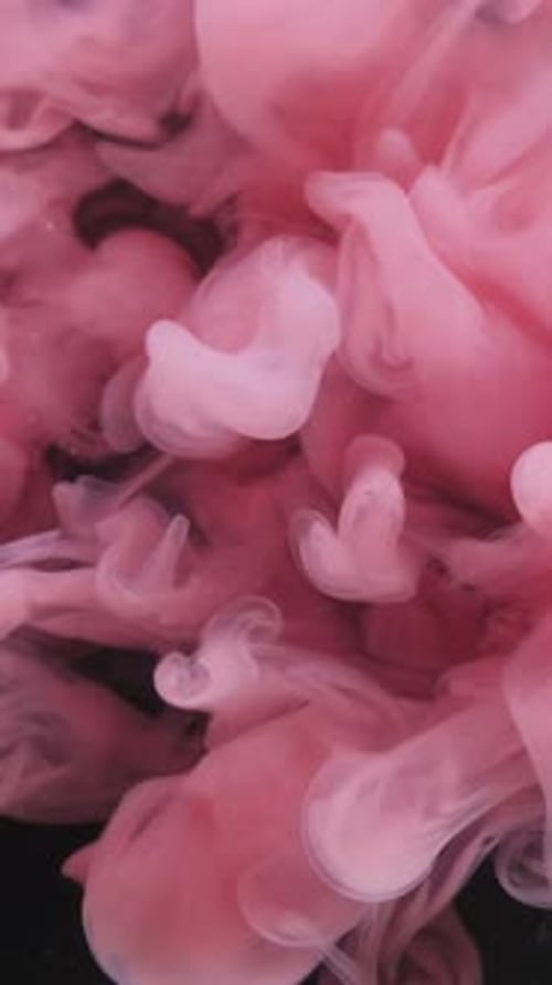 Vertical Paint Drop Atmospheric Smoke Water Splash