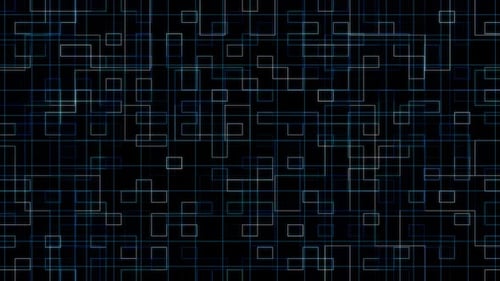 Futuristic Digital Grid Background with Flowing Lines