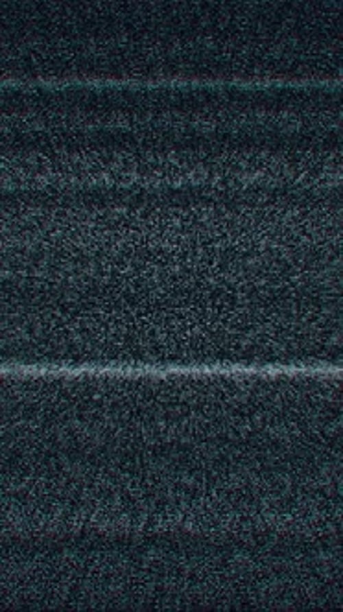 Television Static Effect With Glitchy and Interference Patterns