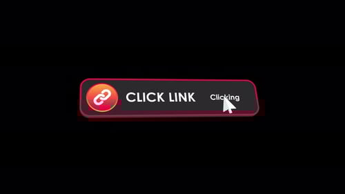 Animated Click Link Button with Cursor Pointer