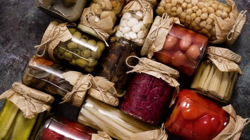 Preservation of Vegetables in Glass Jars